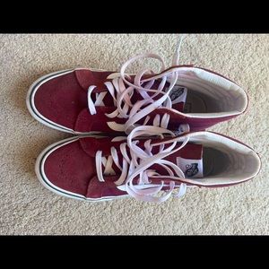 Worn twice high top vans